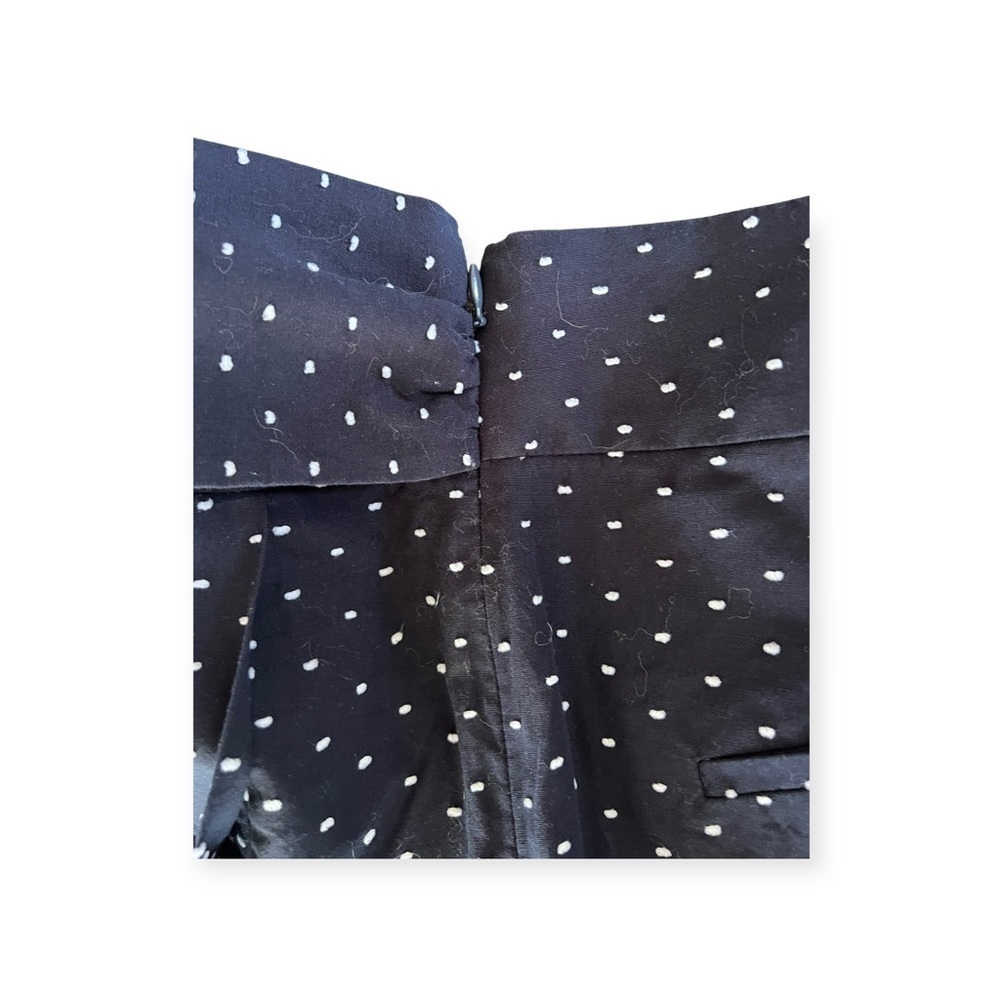 J. Crew shorts blue white polka dot Size  XS summer - Picture 5 of 10
